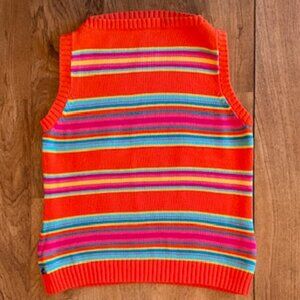 Ralph Lauren Striped Cotton Sleeveless Sweater Small Petite, Excellent condition